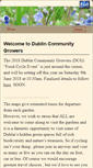 Mobile Screenshot of dublincommunitygrowers.ie