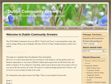 Tablet Screenshot of dublincommunitygrowers.ie